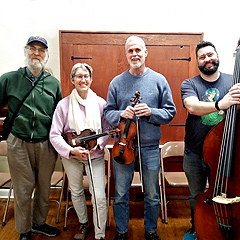 Contra Rebels are playing for our Friday night contradance