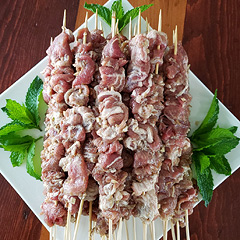 Ho-Thanh Nguyen’s Vietnamese grilled pork, before grilling