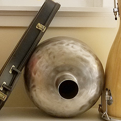 Percussion instruments owned by Pedro Antonetty