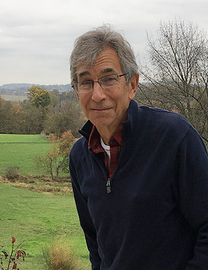 Jim Srour on his deck overlooking rural York County